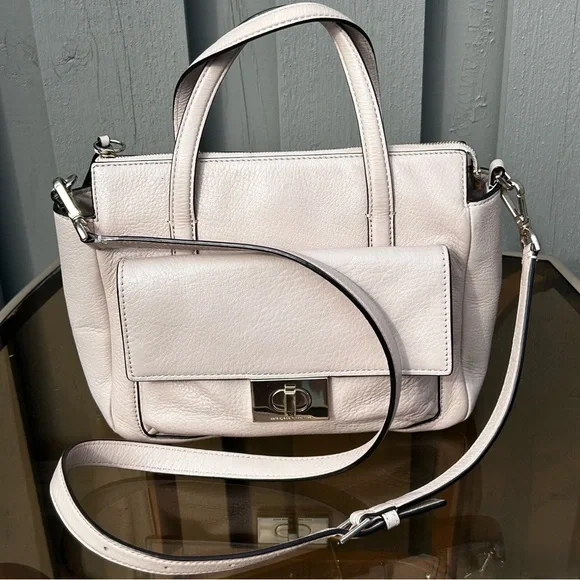 Kate Spade New York Tusk Color Meghan Long Strap Satchel with Front Pocket - Picture 2 of 16